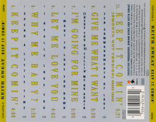 Load image into Gallery viewer, Keith Sweat : Keep It Comin' (CD, Album)