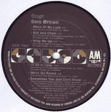 Load image into Gallery viewer, Sam Brown : Stop! (LP, Album)