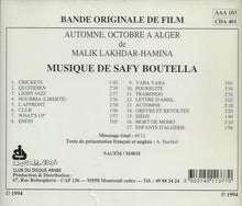 Load image into Gallery viewer, Safy Boutella : Automne - Octobre à Alger (CD, Album)