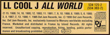 Load image into Gallery viewer, LL Cool J : All World (CD, Comp, Dig)