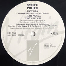 Load image into Gallery viewer, Scritti Politti : Provision (LP, Album)