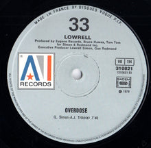 Load image into Gallery viewer, Lowrell* : Mellow, Mellow Right On / Overdose (12", Maxi)