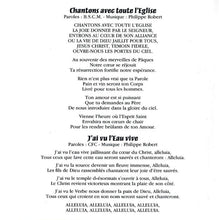 Load image into Gallery viewer, Philippe Robert, Bénédictines Du Sacré-Cœur De Montmartre : Chanton Avec Toute L'Eglise (CD)