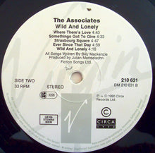 Load image into Gallery viewer, The Associates : Wild And Lonely (LP, Album)