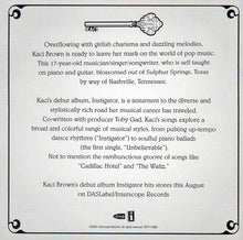 Load image into Gallery viewer, Kaci Brown : Instigator (CD, Advance, Album, Promo)