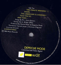Load image into Gallery viewer, Depeche Mode : Construction Time Again (LP, Album)