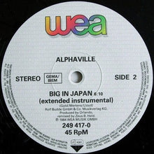 Load image into Gallery viewer, Alphaville : Big In Japan (Extended Remix) (12", Maxi)