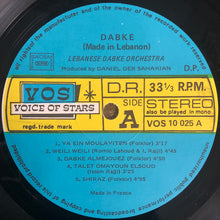 Load image into Gallery viewer, Lebanese Dabke Orchestra : Dabke Made In Lebanon (LP, Album)