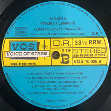 Load image into Gallery viewer, Lebanese Dabke Orchestra : Dabke Made In Lebanon (LP, Album)