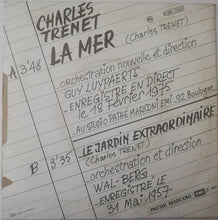 Load image into Gallery viewer, Charles Trenet : La Mer (7", Single)