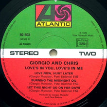 Load image into Gallery viewer, Giorgio Moroder And Chris Bennett : Love's In You, Love's In Me (LP, Album)