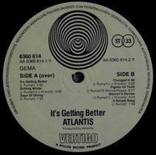 Load image into Gallery viewer, Atlantis (12) : It's Getting Better (LP, Album)