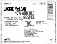 Load image into Gallery viewer, Jackie McLean : New And Old Gospel (CD, Album, RE, RM)