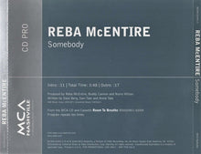 Load image into Gallery viewer, Reba McEntire : Somebody (CD, Promo)
