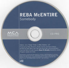 Load image into Gallery viewer, Reba McEntire : Somebody (CD, Promo)