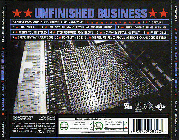 Buy R. Kelly & Jay-Z : Unfinished Business (CD, Album, Enh) Online