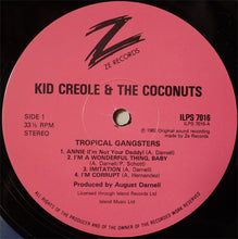 Load image into Gallery viewer, Kid Creole And The Coconuts : Tropical Gangsters (LP, Album)