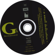 Load image into Gallery viewer, G's Incorporated : A Small Dedication (CD, Album)