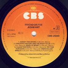 Load image into Gallery viewer, Adam Ant : Friend Or Foe (LP, Album)