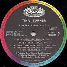 Load image into Gallery viewer, Tina Turner : Break Every Rule (LP, Album)