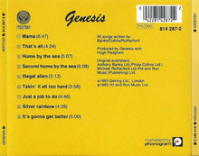 Load image into Gallery viewer, Genesis : Genesis (CD, Album, RE)