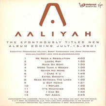 Load image into Gallery viewer, Aaliyah : Aaliyah Is Coming July.16.2001 (CD, Album, Promo, Car)