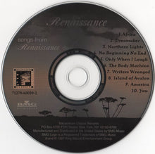 Load image into Gallery viewer, Renaissance (4) : Songs From Renaissance Days (CD, Album)