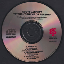Load image into Gallery viewer, Scott Jarrett : Without Rhyme Or Reason (CD, Album, RE)