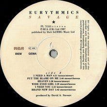 Load image into Gallery viewer, Eurythmics : Savage (LP, Album)