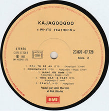 Load image into Gallery viewer, KajaGooGoo : White Feathers (LP, Album)