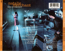 Load image into Gallery viewer, Natalie Merchant : Live In Concert (HDCD, Album)