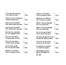 Load image into Gallery viewer, Henri Dès : N°9 Le Crocodile (CD, Album)