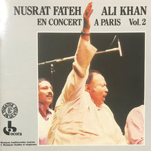 Load image into Gallery viewer, Nusrat Fateh Ali Khan : En Concert À Paris Vol. 2 (CD, Album, RE)