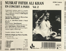 Load image into Gallery viewer, Nusrat Fateh Ali Khan : En Concert À Paris Vol. 2 (CD, Album, RE)