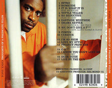 Load image into Gallery viewer, Tony Yayo : Thoughts Of A Predicate Felon (CD, Album)