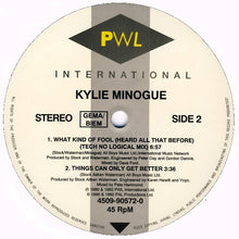 Load image into Gallery viewer, Kylie Minogue : What Kind Of Fool (12", Single)