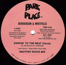 Load image into Gallery viewer, Greg Henderson & Leugene Whitfield : Dancin' To The Beat (12")