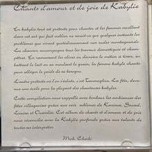 Load image into Gallery viewer, Various : Kabylie Chantée (CD, Comp)