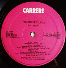 Load image into Gallery viewer, Precious Wilson : Red Light (LP, Album)