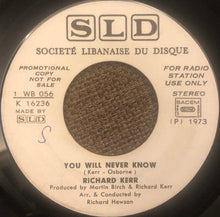 Load image into Gallery viewer, Richard Kerr : You Will Never Know / Denver’s Calling / Take What You Want (But Leave Me My Dreams) (7", Single, Promo)