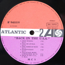 Load image into Gallery viewer, MC5 : Back In The USA (LP, Album)