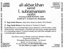 Load image into Gallery viewer, Ali Akbar Khan, L. Subramaniam : Duet (CD, Album)
