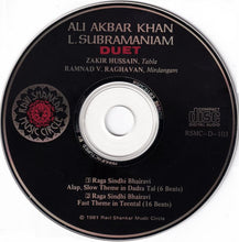 Load image into Gallery viewer, Ali Akbar Khan, L. Subramaniam : Duet (CD, Album)