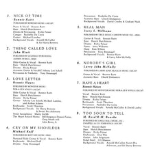 Load image into Gallery viewer, Bonnie Raitt : Nick Of Time (CD, Album)