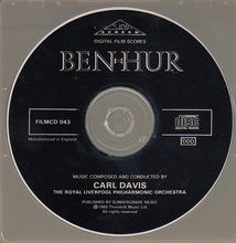 Load image into Gallery viewer, Carl Davis (5) And Royal Liverpool Philharmonic Orchestra : Ben-Hur (CD, Album)