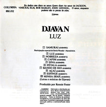 Load image into Gallery viewer, Djavan : Luz (CD, Album, RE)