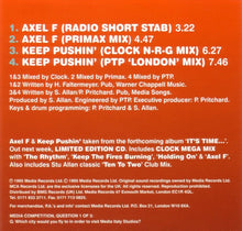 Load image into Gallery viewer, Clock : Axel F / Keep Pushin' (CD, Single, CD1)