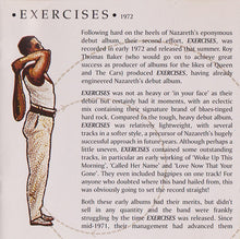 Load image into Gallery viewer, Nazareth (2) : Exercises (CD, Album, RE, RM)
