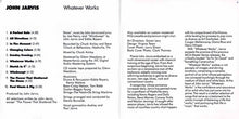 Load image into Gallery viewer, John Jarvis : Whatever Works (CD, Album)