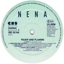 Load image into Gallery viewer, Nena : Feuer Und Flamme (LP, Album)